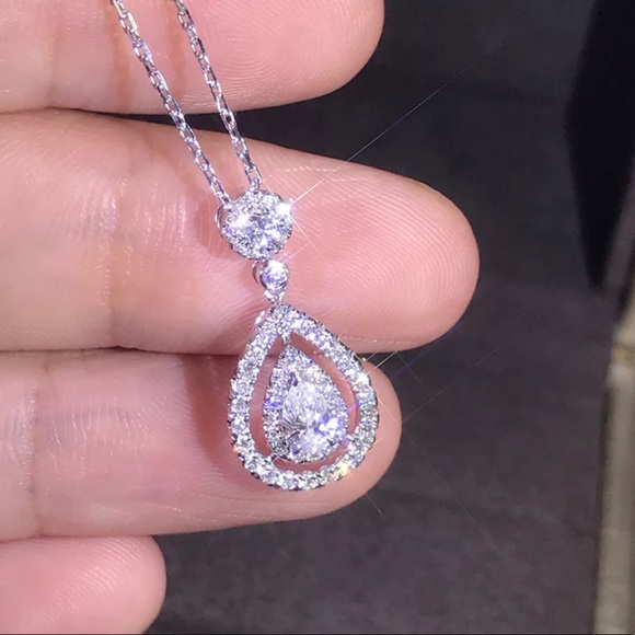 ✨Sparkling Water Drop Pendant✨ - Picture 4 of 8